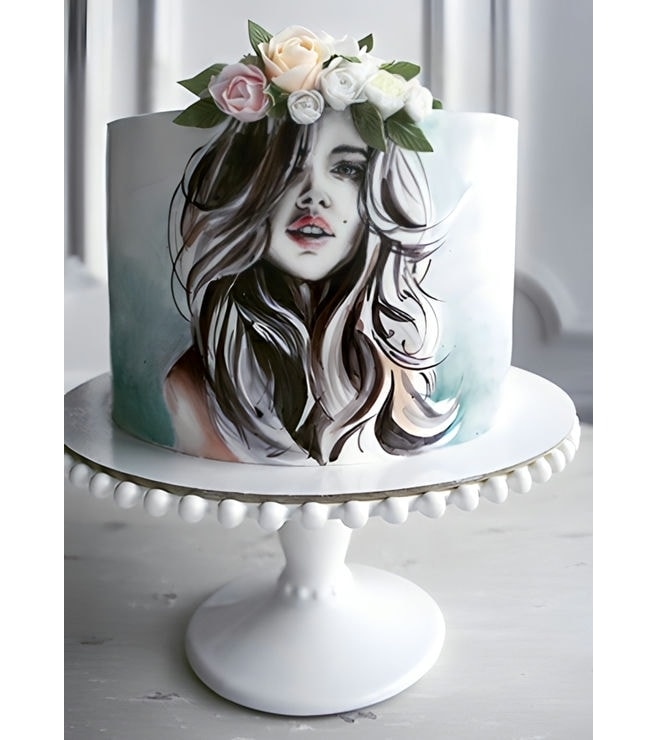 Floral Queen Cake