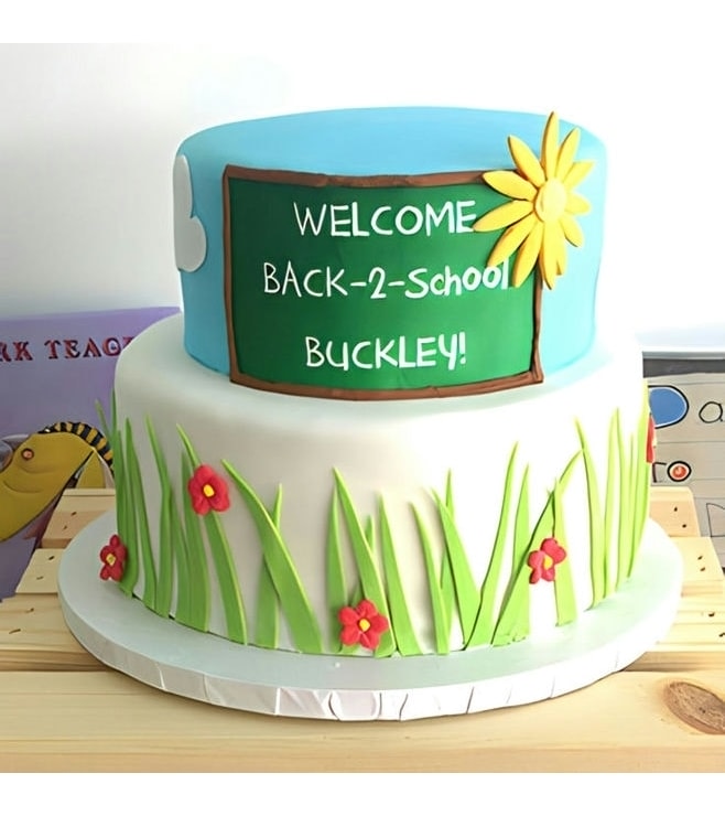 Welcome Back Tiered Cake