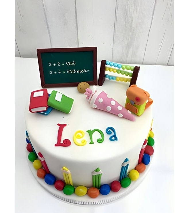 Back to School Surprise Cake