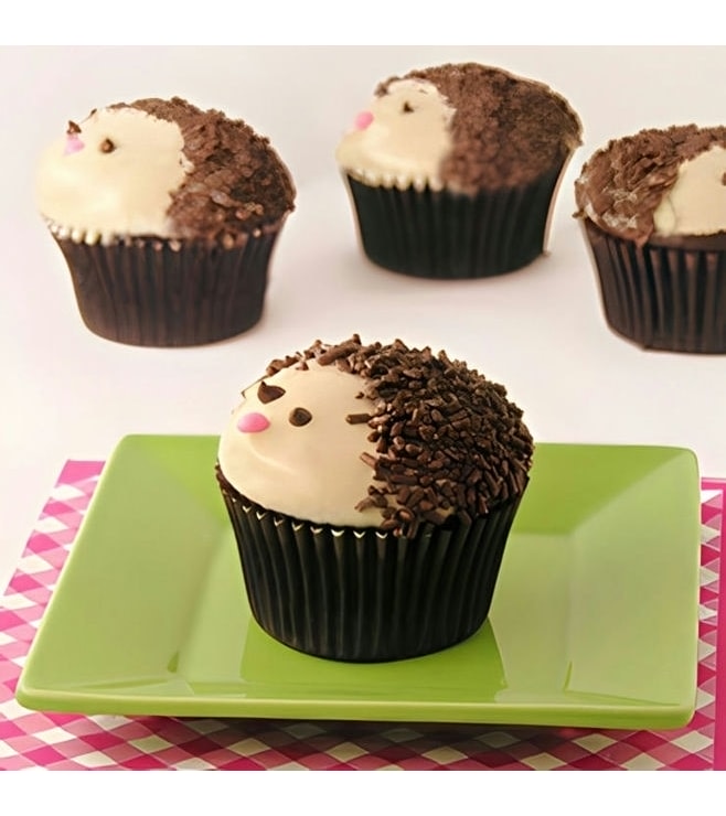 Cute Hedgehog Dozen Cupcakes