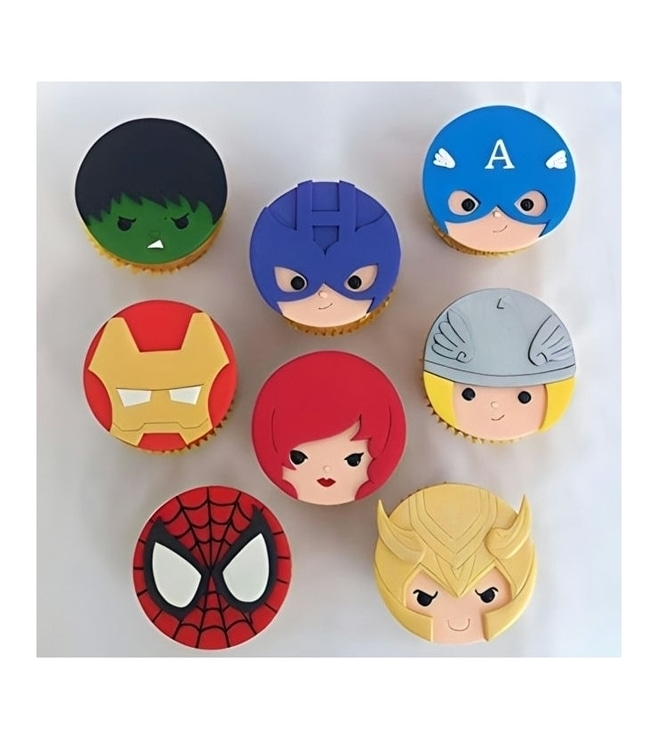 Mighty Avengers Dozen Cupcakes
