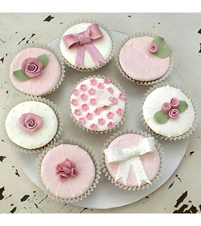 Rose Surprises Dozen Cupcakes