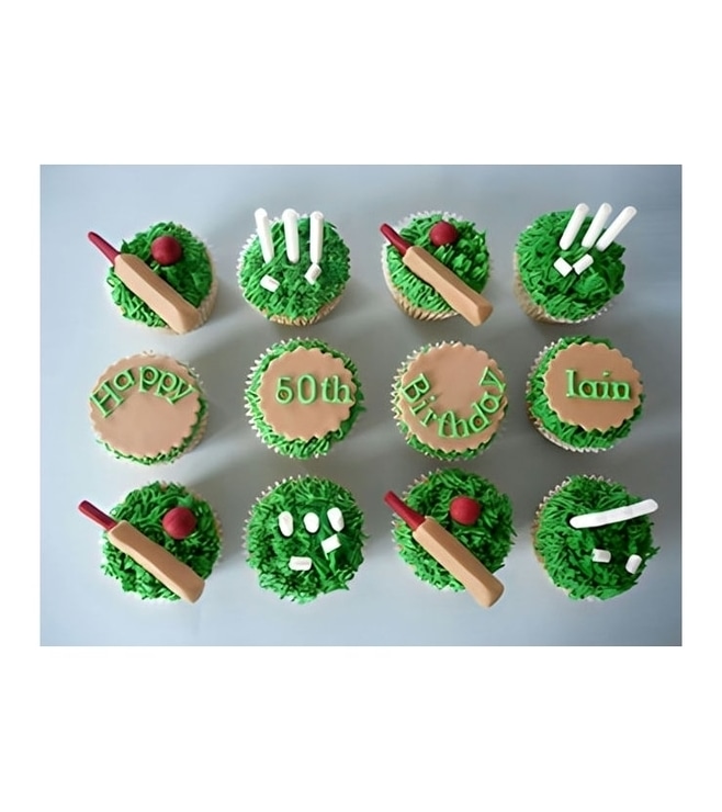 Cricketer Dozen Cupcakes