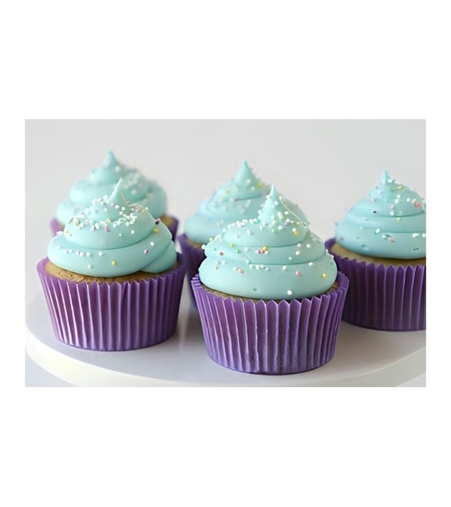 Beautiful in Blue Dozen Cupcakes