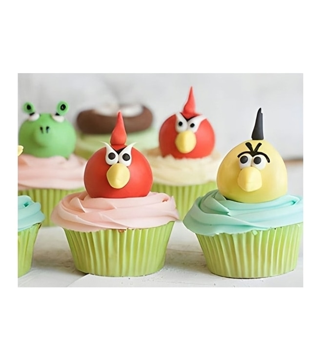 Angry Bird Friends Cupcakes