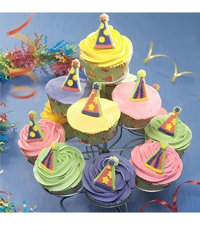 Party Hats Cupcakes