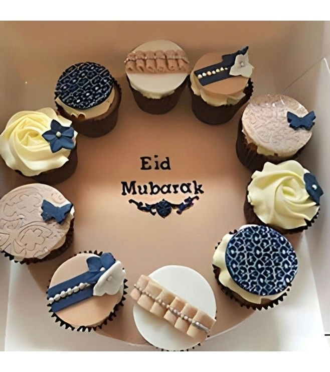 Touch Of Elegance Dozen Eid Cupcakes