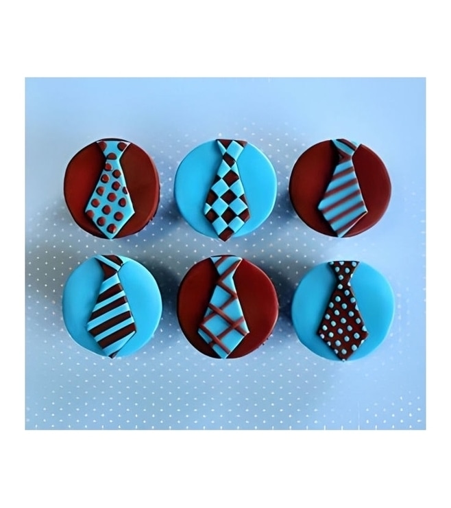 Tie Fashion Father's Day Cupcakes