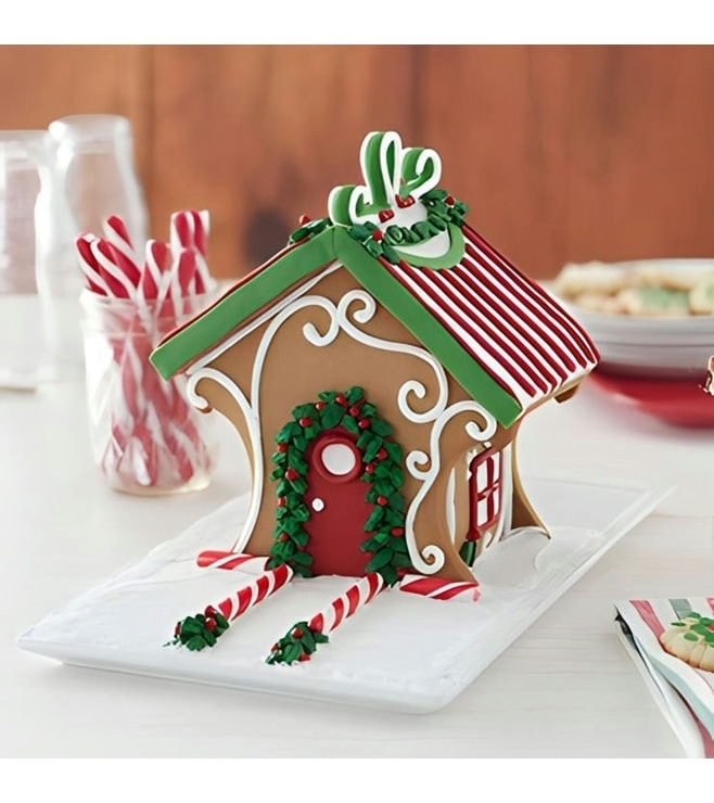 Candy Cane Lane Gingerbread House