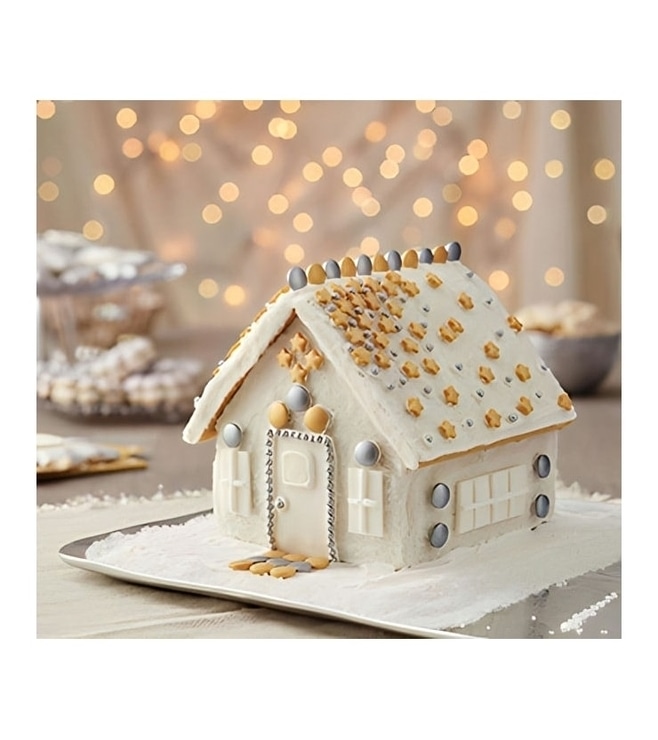 Shimmering Stars Gingerbread House