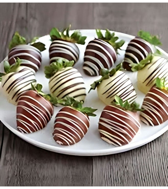 New Year Retreat Dipped Strawberries