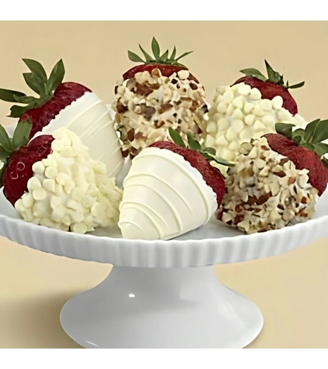 Snowy New Year Party Dipped Strawberries