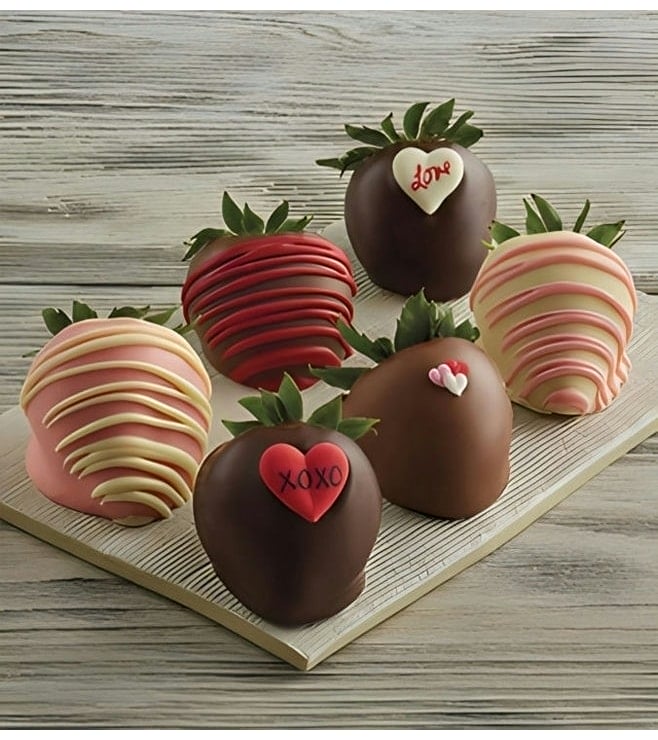 Messages of Love Dipped Strawberries