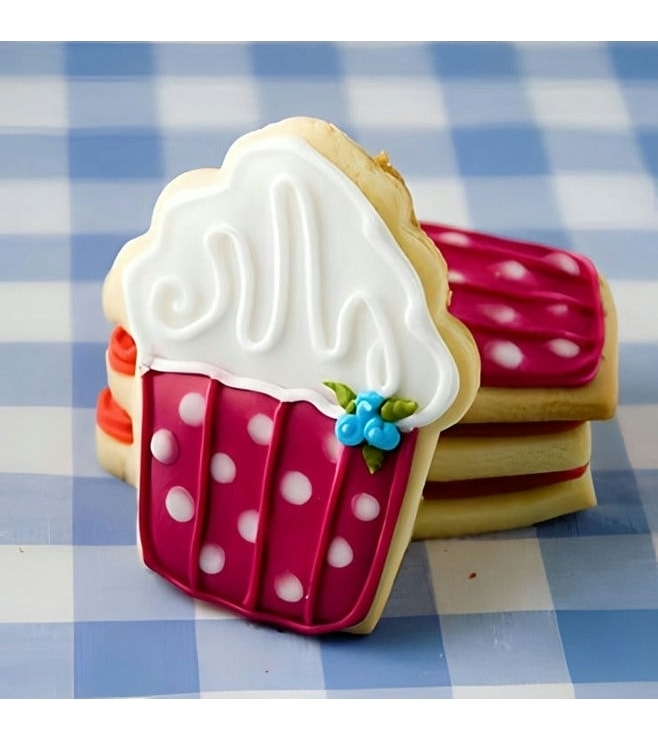 Red Velvet Cupcake Cookies