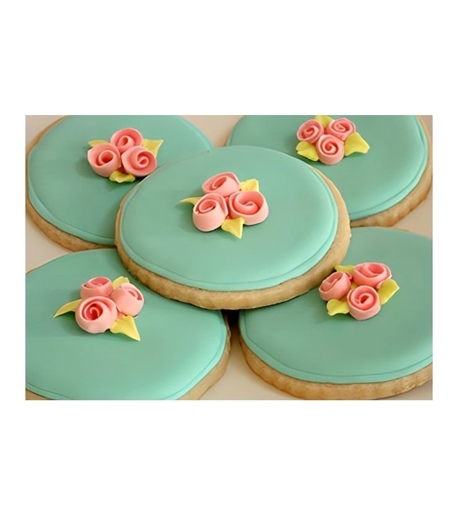 Elegantly Blue Cookies