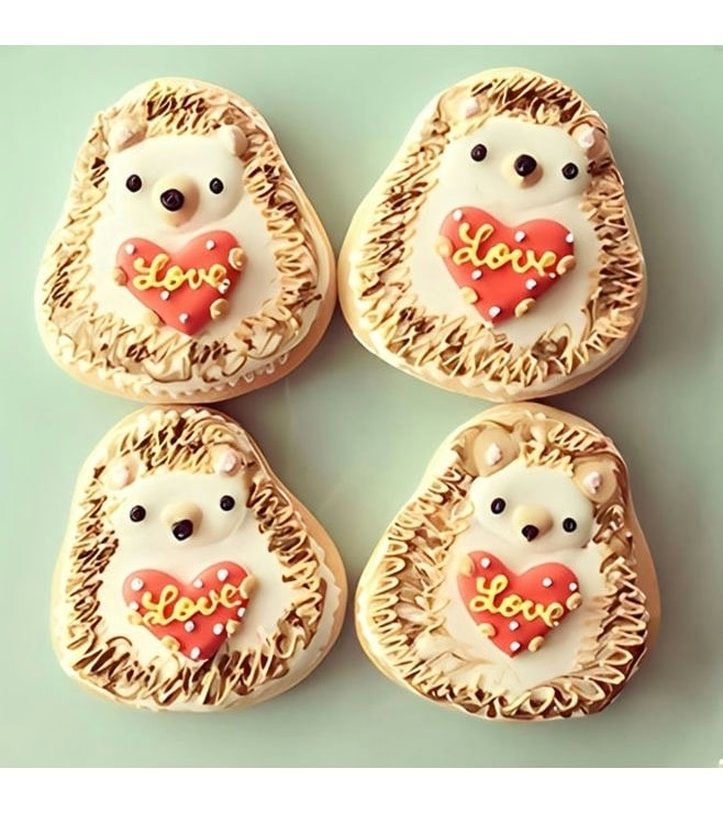 Hedgehog Love Cookies