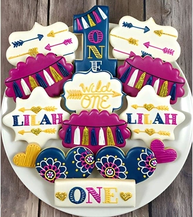 Wild One Birthday Cookies