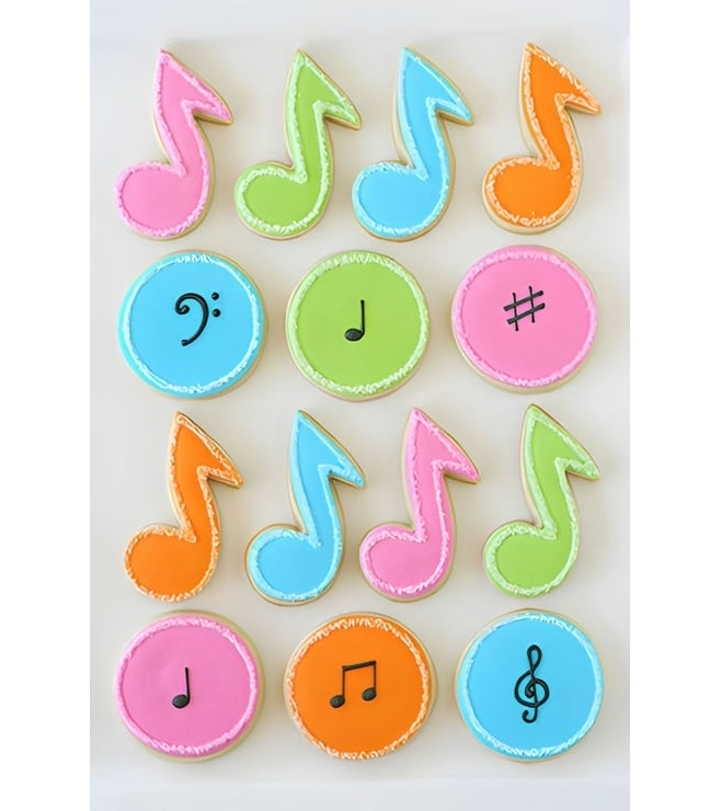 Musical Note Cookies