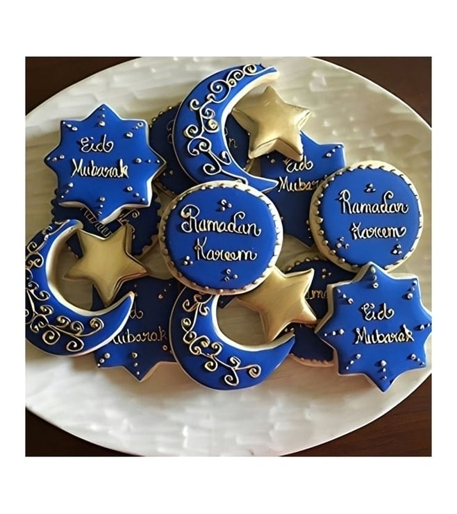 Midnight Blue Ramadan Cookies