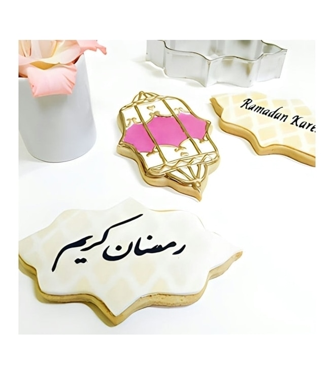 Pretty Pastel Ramadan Cookies