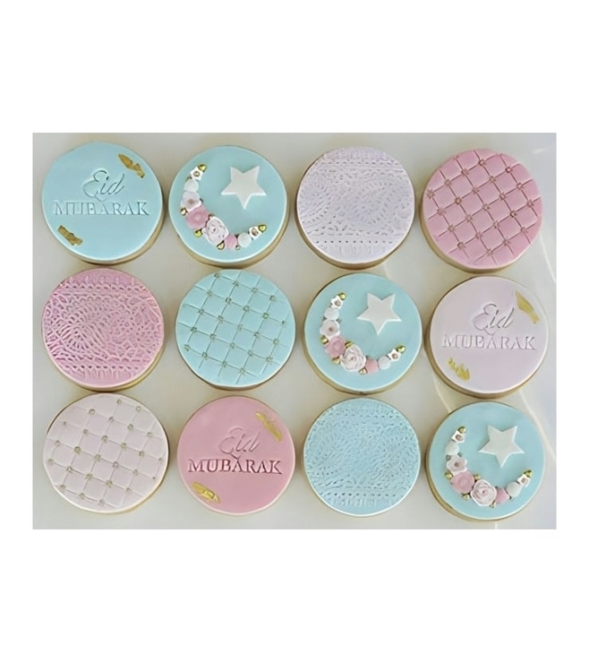 Lace And Quilt Eid Cookies