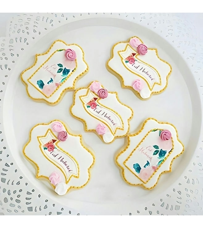 Floral Patterns Eid Cookies