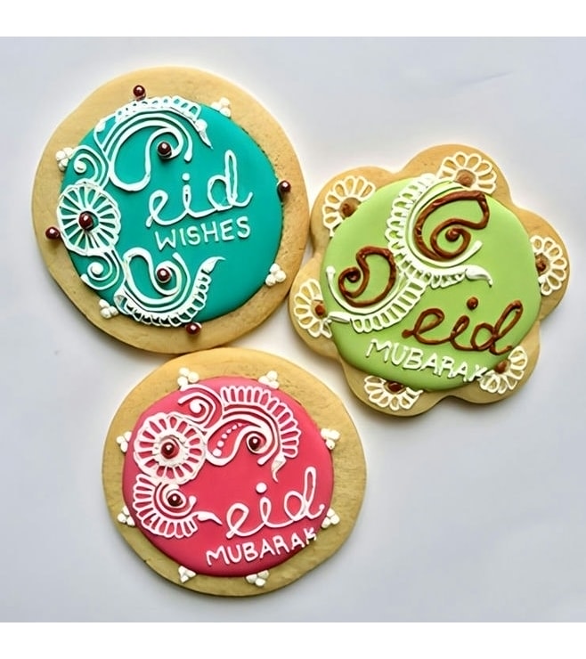 Elegant Lace Eid Cookies