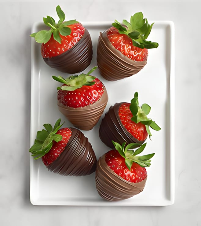Succulent Dipped Strawberries, Chocolate Truffles
