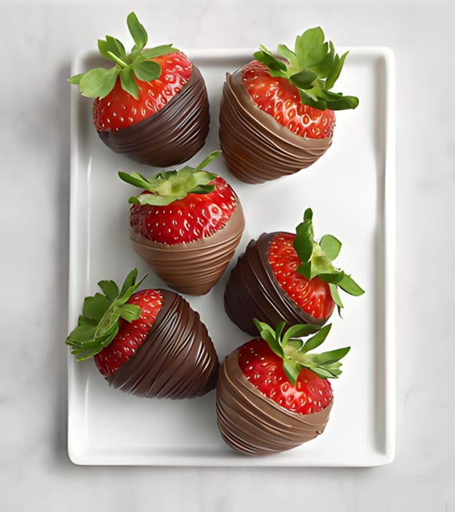 Succulent Dipped Strawberries, Assorted Chocolates