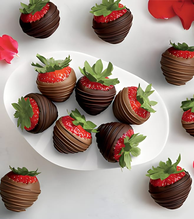 Dipped Strawberries Celebration, Chocolate Truffles