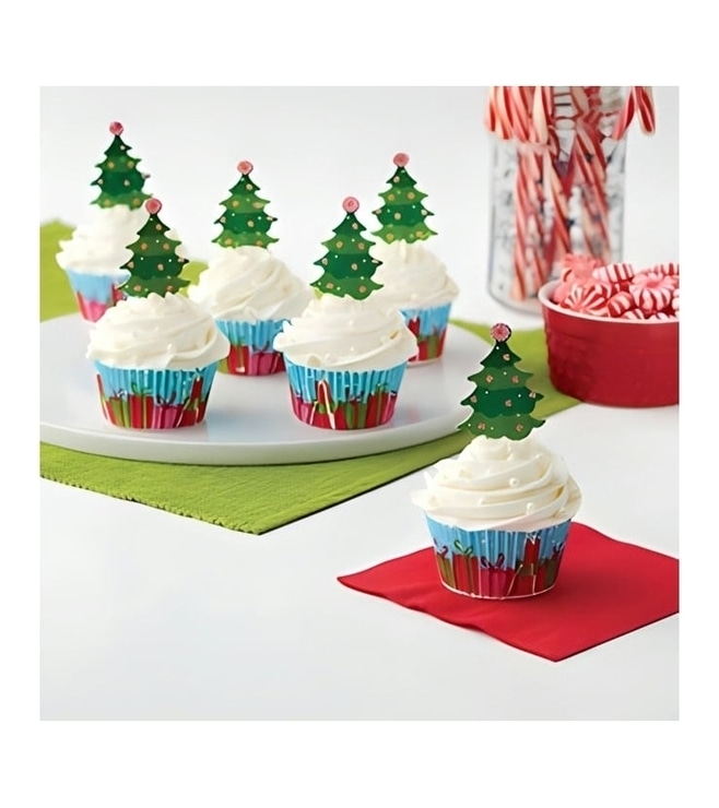 Frosted Forest Cupcakes