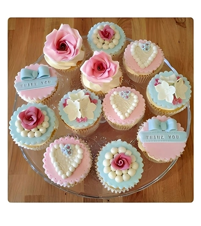 Vintage Pastel Cupcakes