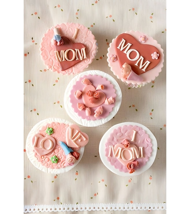 Love You Mom Cupcakes