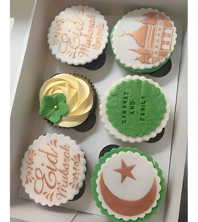 Eid Well Wishes Cupcakes