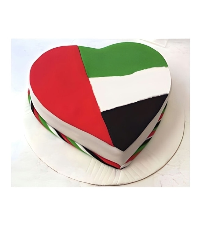 Heart of the Union Flag Cake