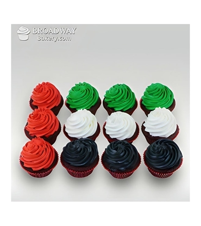 Colors of the UAE Cupcakes