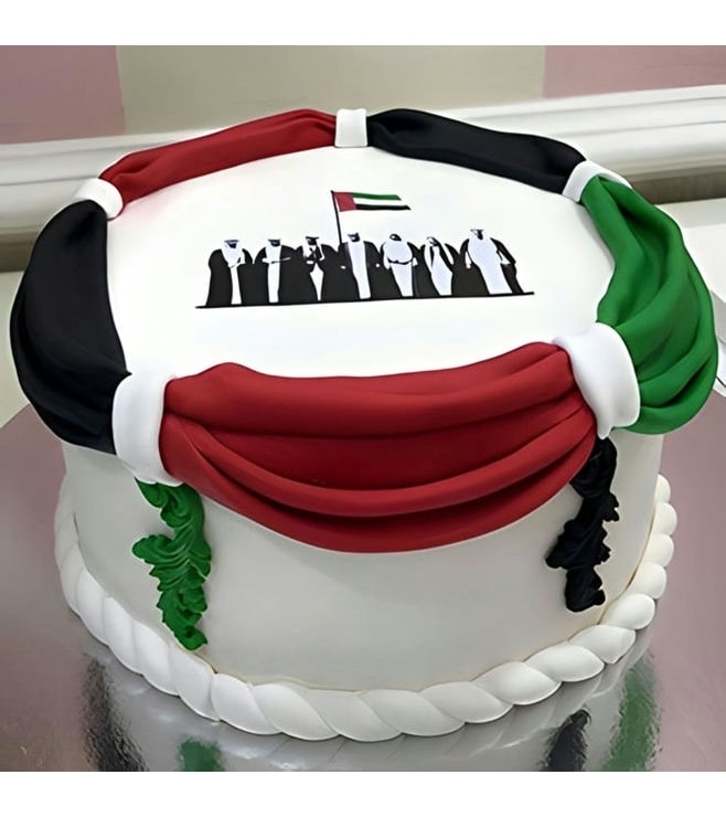 Royal Drapes National Day Cake