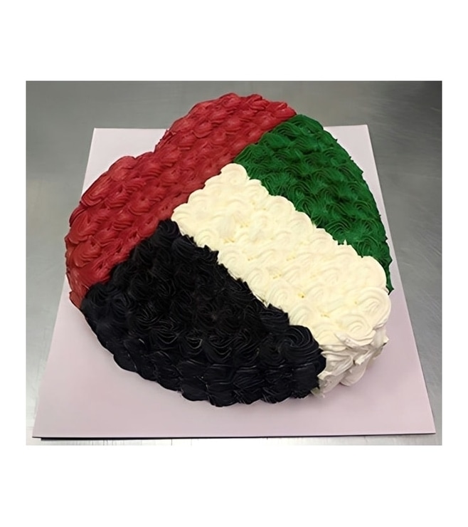 Rosette Flag Cake, UAE National Day