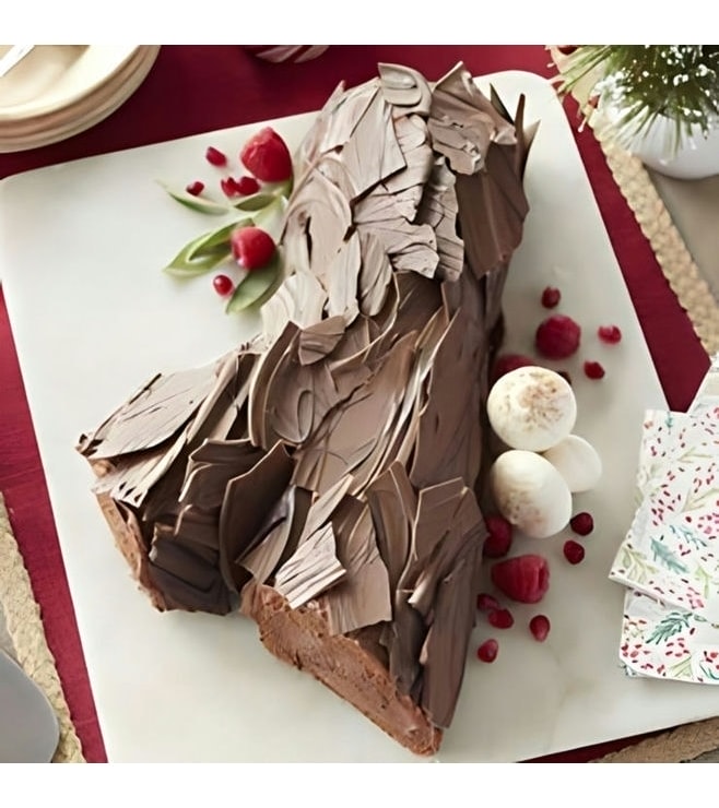 Forest Themed Yule Log