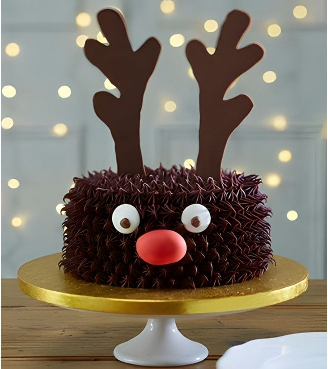 Frosted Reindeer Cake