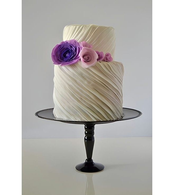 Satin Swirls Cake