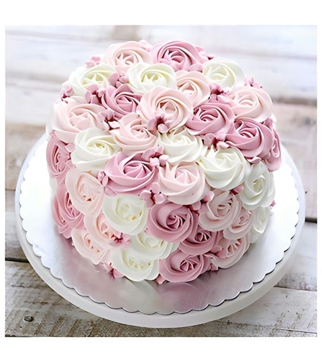 Bunch Of Roses Cake