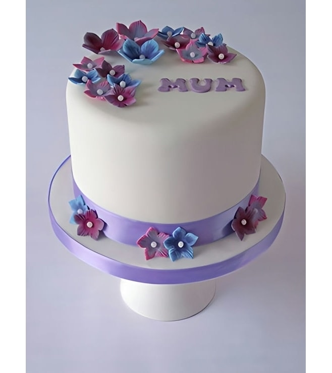 Floral Serenity Cake