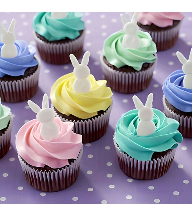Pastel Bunny Cupcakes