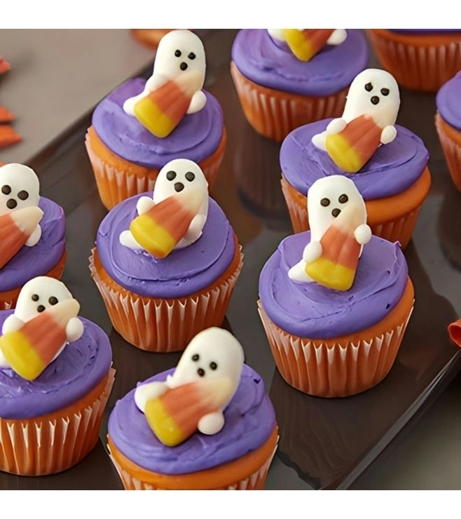 Candy Ghosts Cupcakes