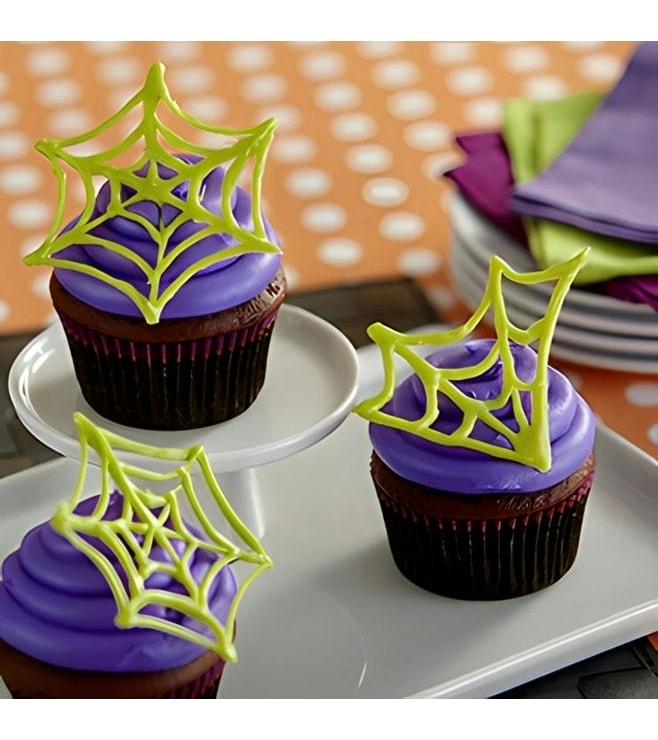 Caught in a Web Cupcakes