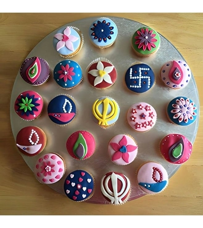 Symbolic Diwali Cupcakes