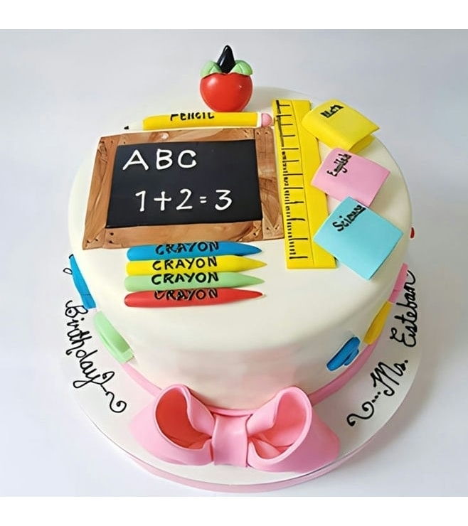 Teacher's Desk Cake