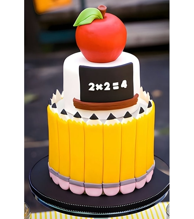 Apples for the Teacher Cake