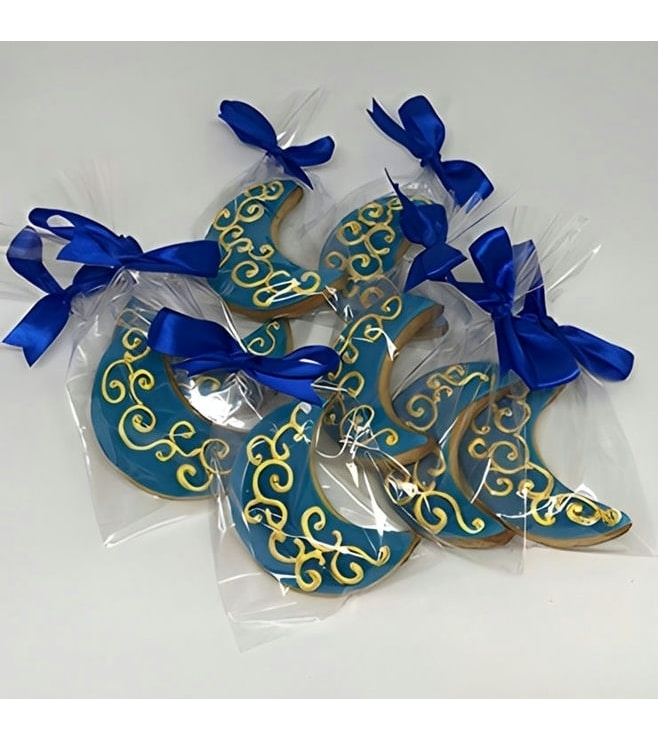 Arabesque Moon Eid Cookies